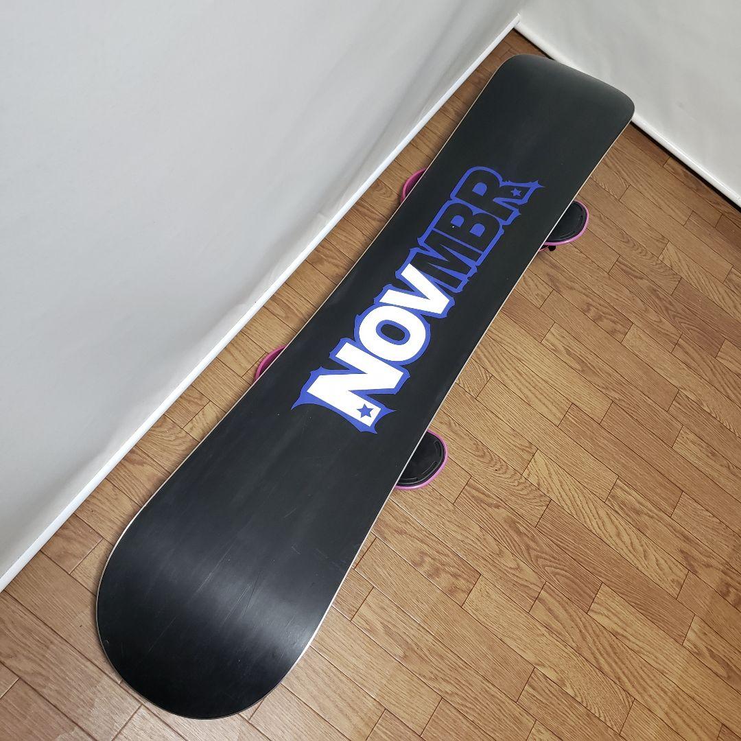 NOVEMBER ARTIST FLUX 142cm スノーボードセット