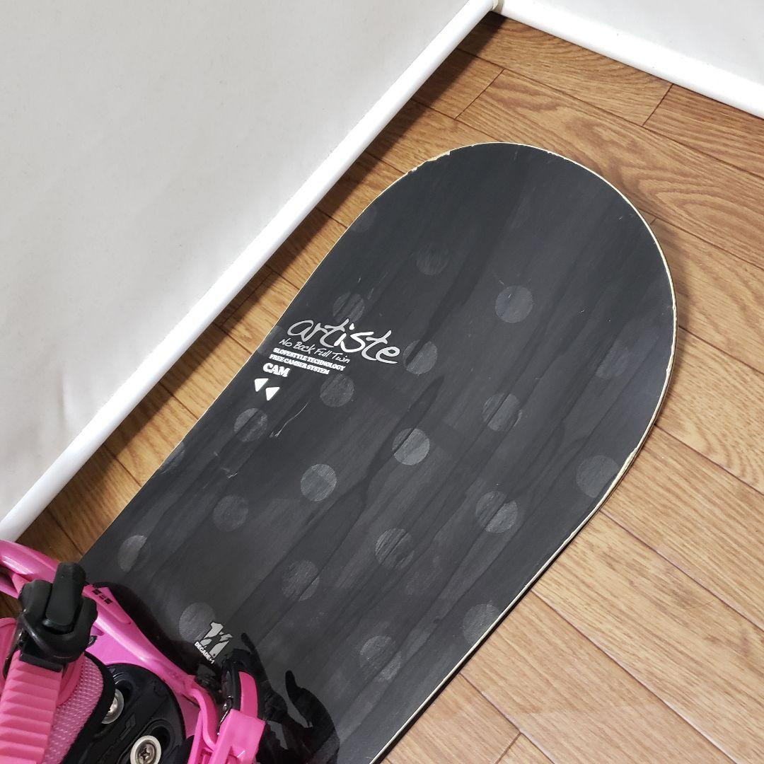 NOVEMBER ARTIST FLUX 142cm スノーボードセット