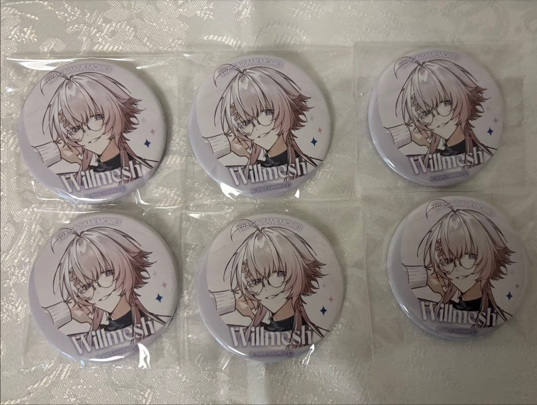 フラメモ ZOZO 缶バッジ ウィルメッシュ フラガリアメモリーズ