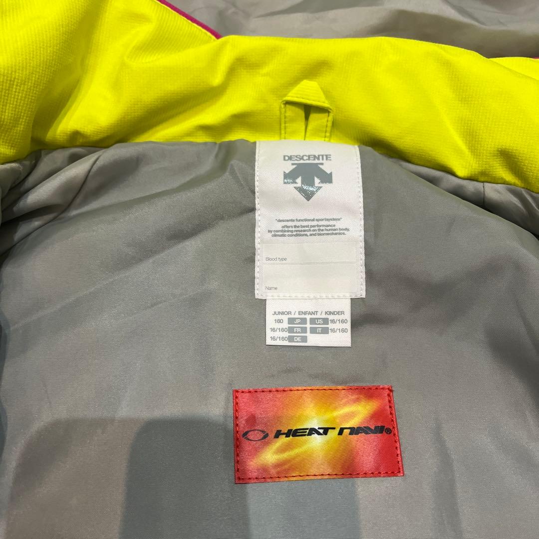 デサント　美品　　セットアップ　上下　スキーウェア　160 女の子