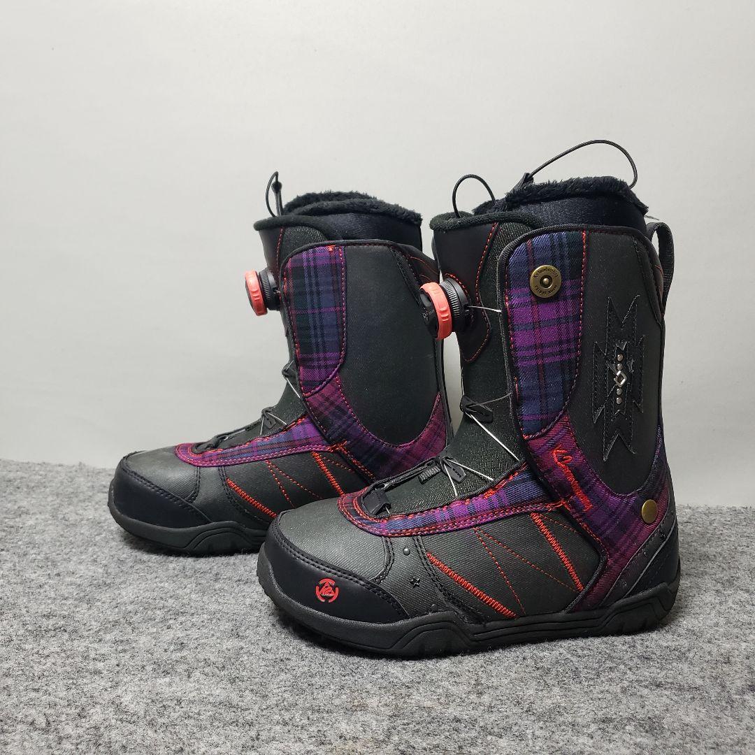 美品 K2 24.0cm ダイヤルブーツ レディース