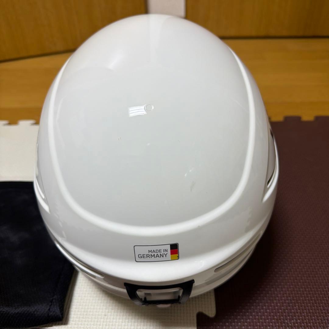 uvex ヘルメット ホワイト 収納袋付き ぽんたす