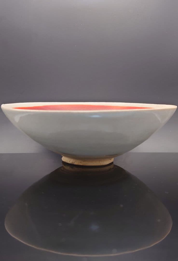 加藤卓男　宋赤絵茶碗　人間国宝