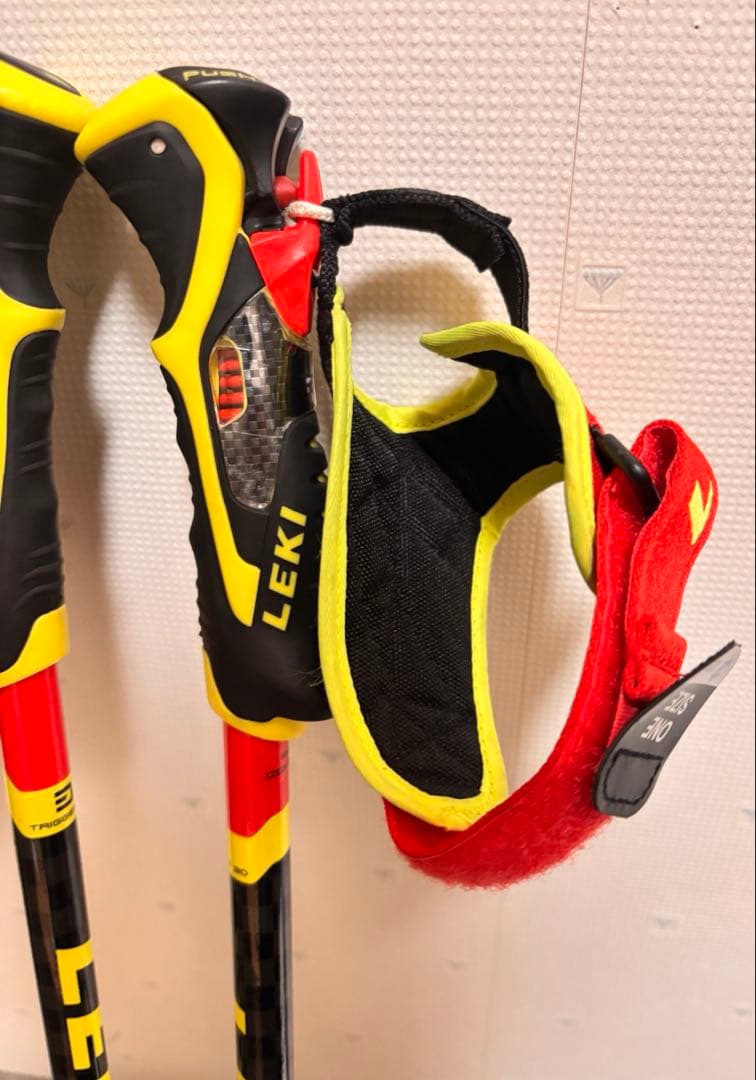 丸さま専用LEKI レキ スキーストック ベノム バリオ 3D 95～125cm