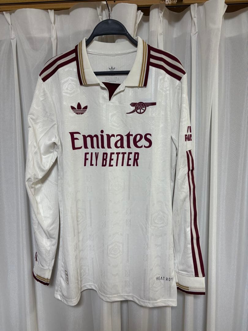 25-26 アーセナル セカンド アウェイ 長袖 サッカー XLサイズ