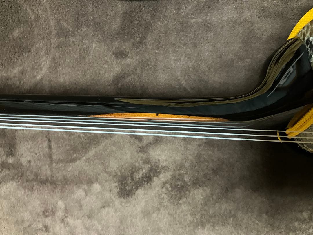 沖縄三線高級八重山黒木ウズラ➖与那城型本皮一枚張りスンチ塗り期間限定出品