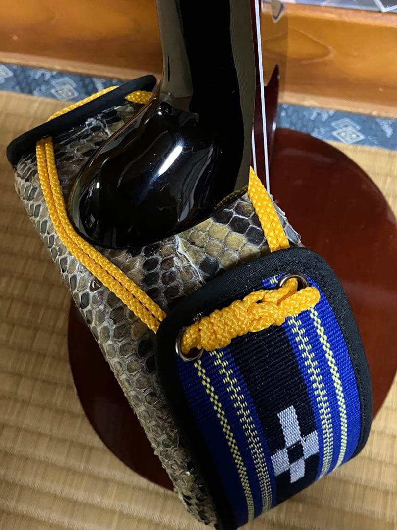 沖縄三線高級八重山黒木ウズラ➖与那城型本皮一枚張りスンチ塗り期間限定出品