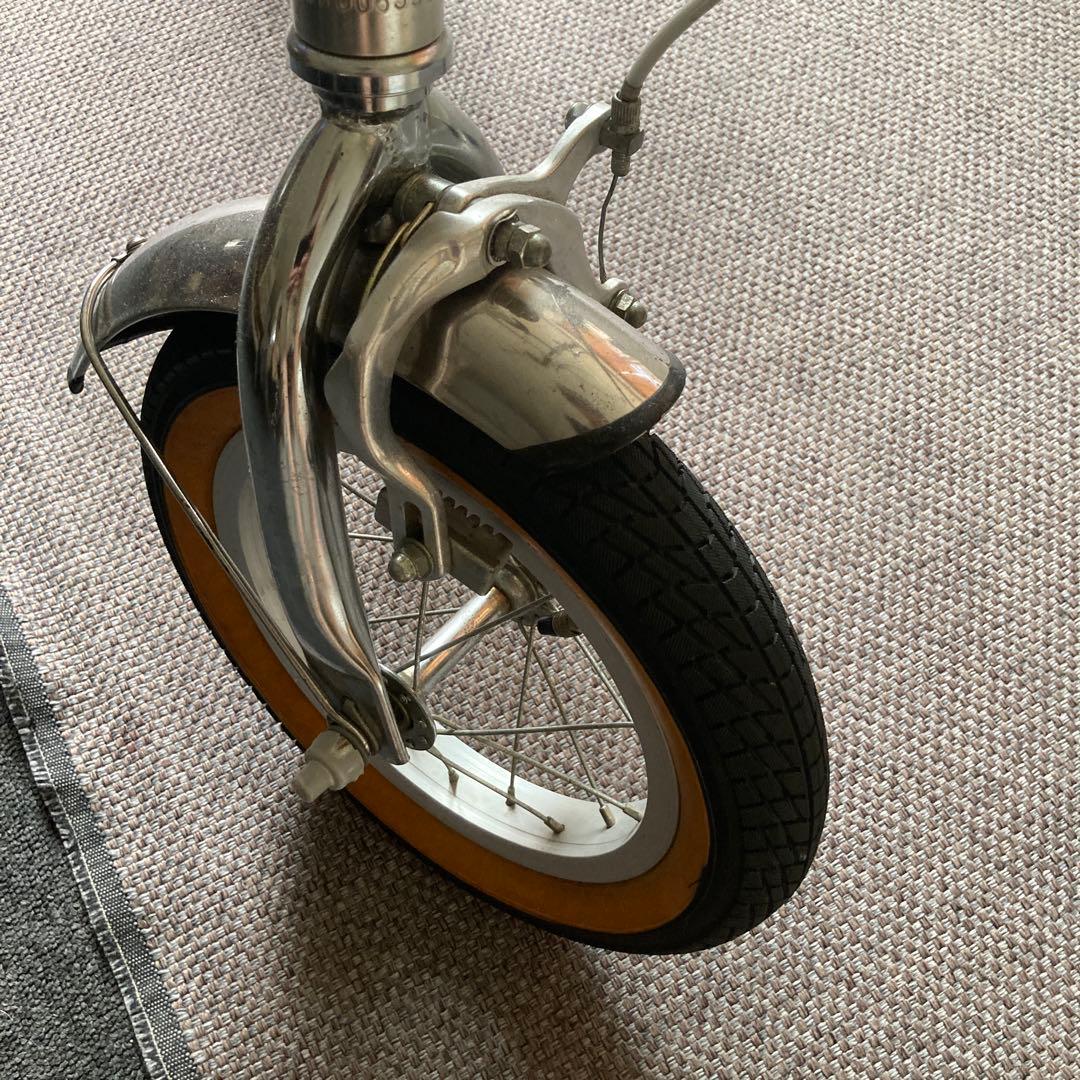 折りたたみ自転車 青