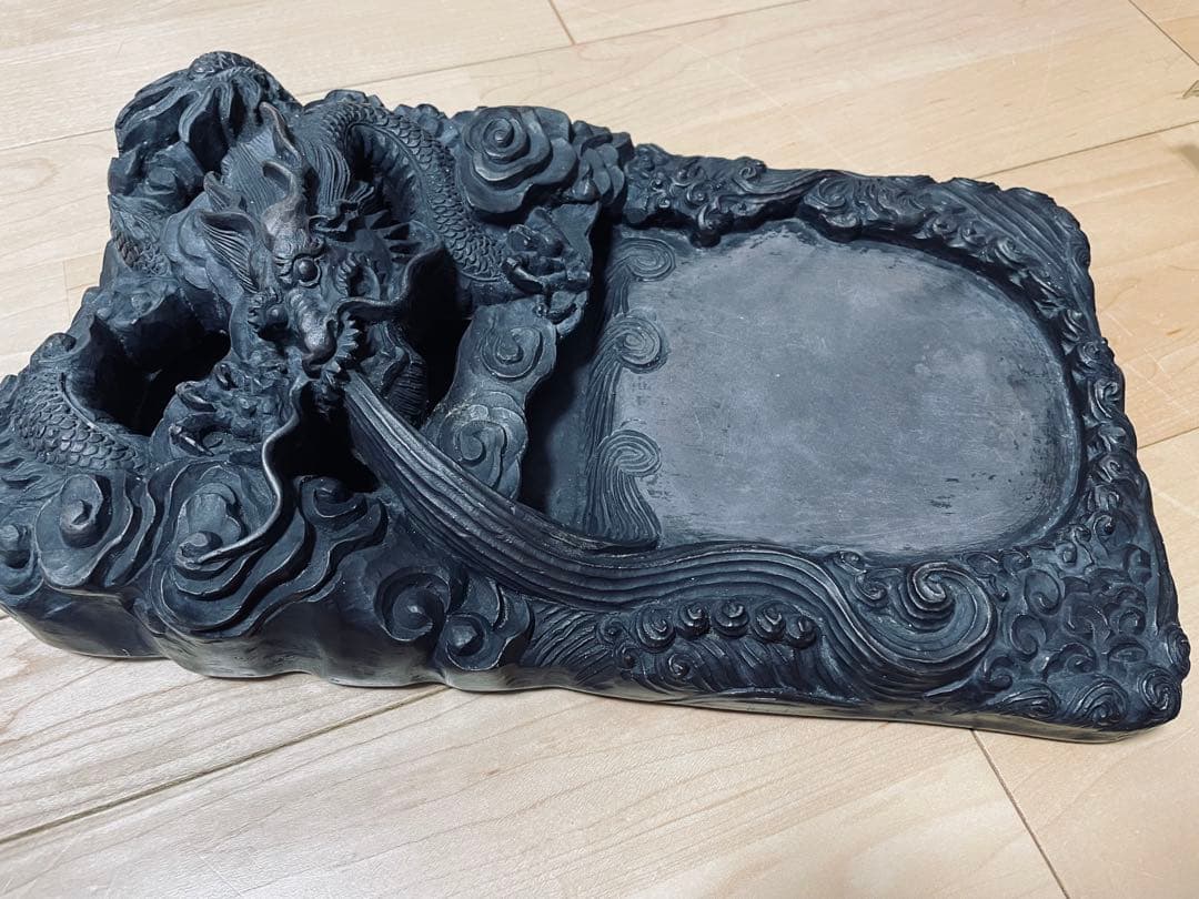 雄勝硯　端渓硯　澄泥硯　老坑　唐物　時代物　 龍　古美術