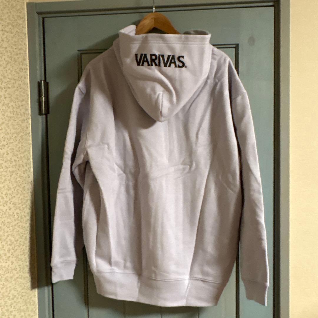 VARIVAS フード付き フルジップパーカー LLサイズ グレー