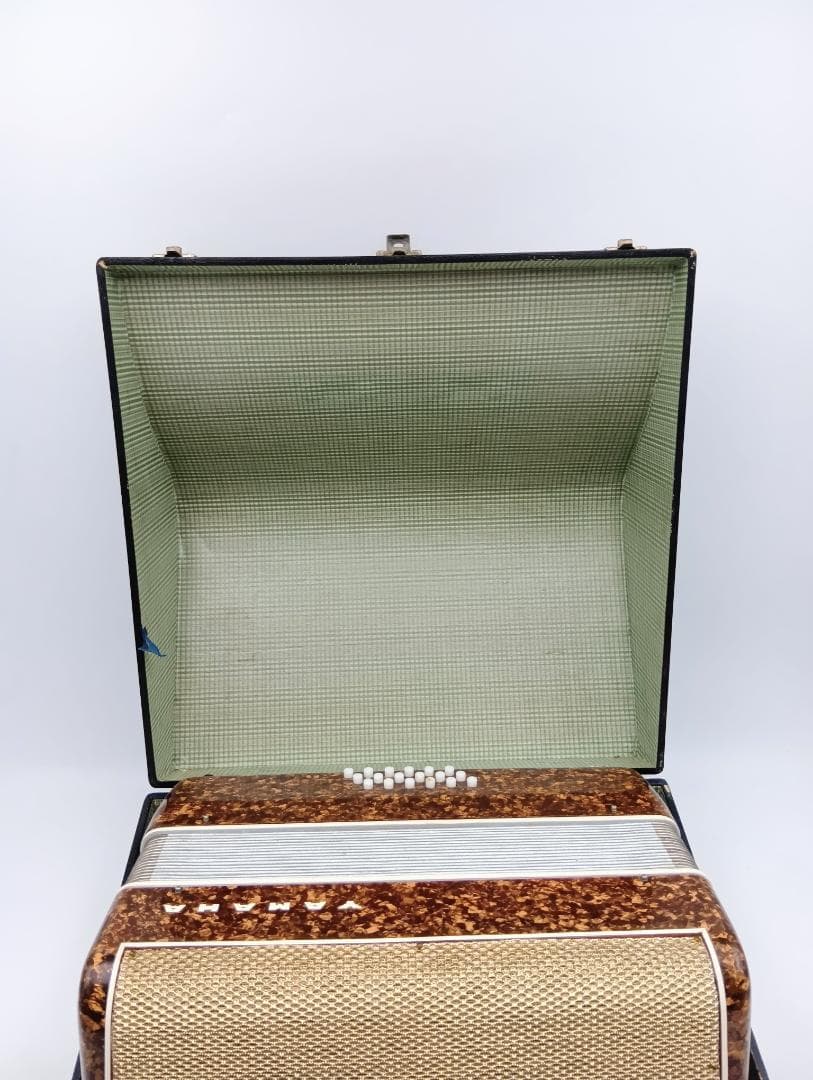 レトロ ヤマハ アコーディオン 30鍵盤 ハードケース付き