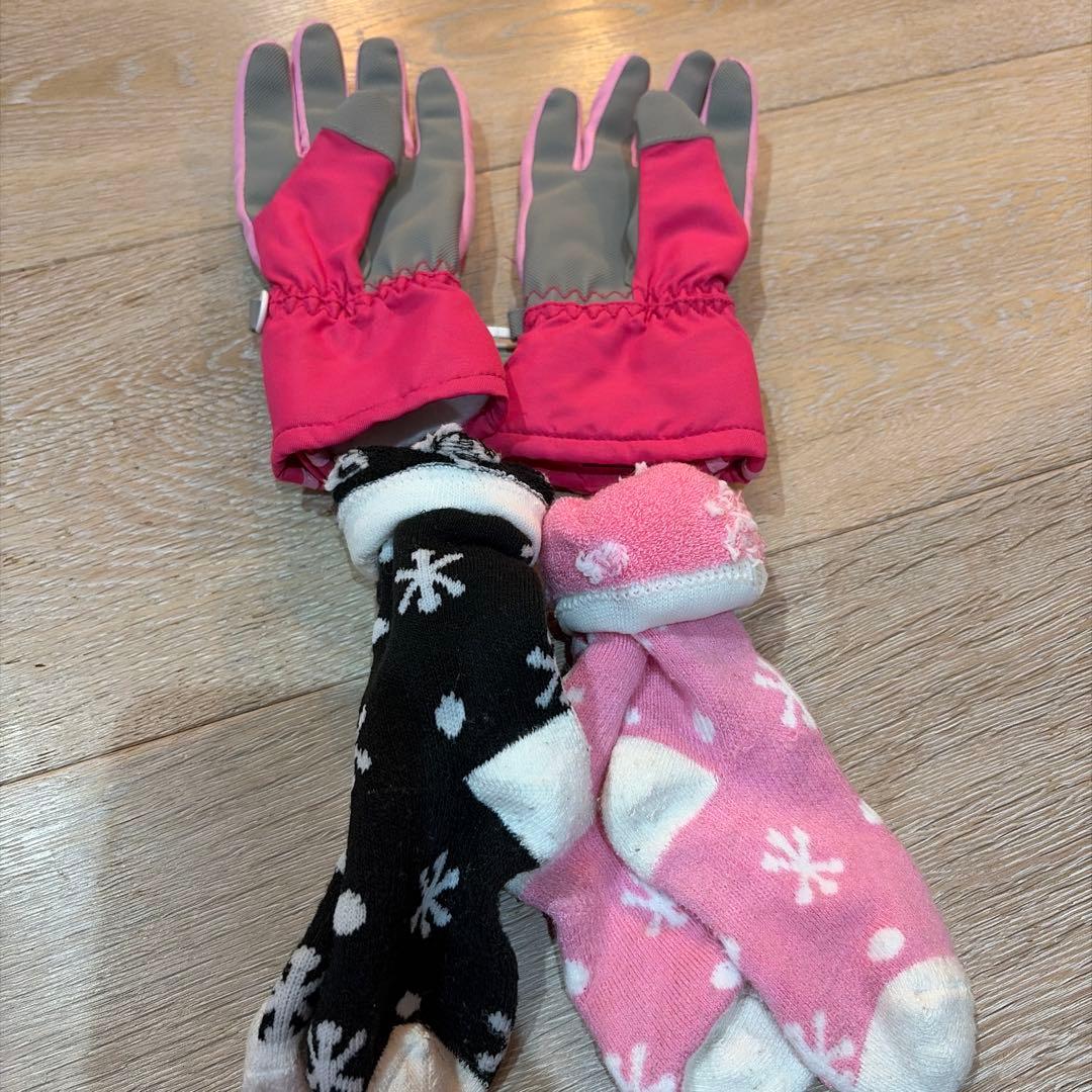 Joy Ride スキーウェア 花柄110と100セット