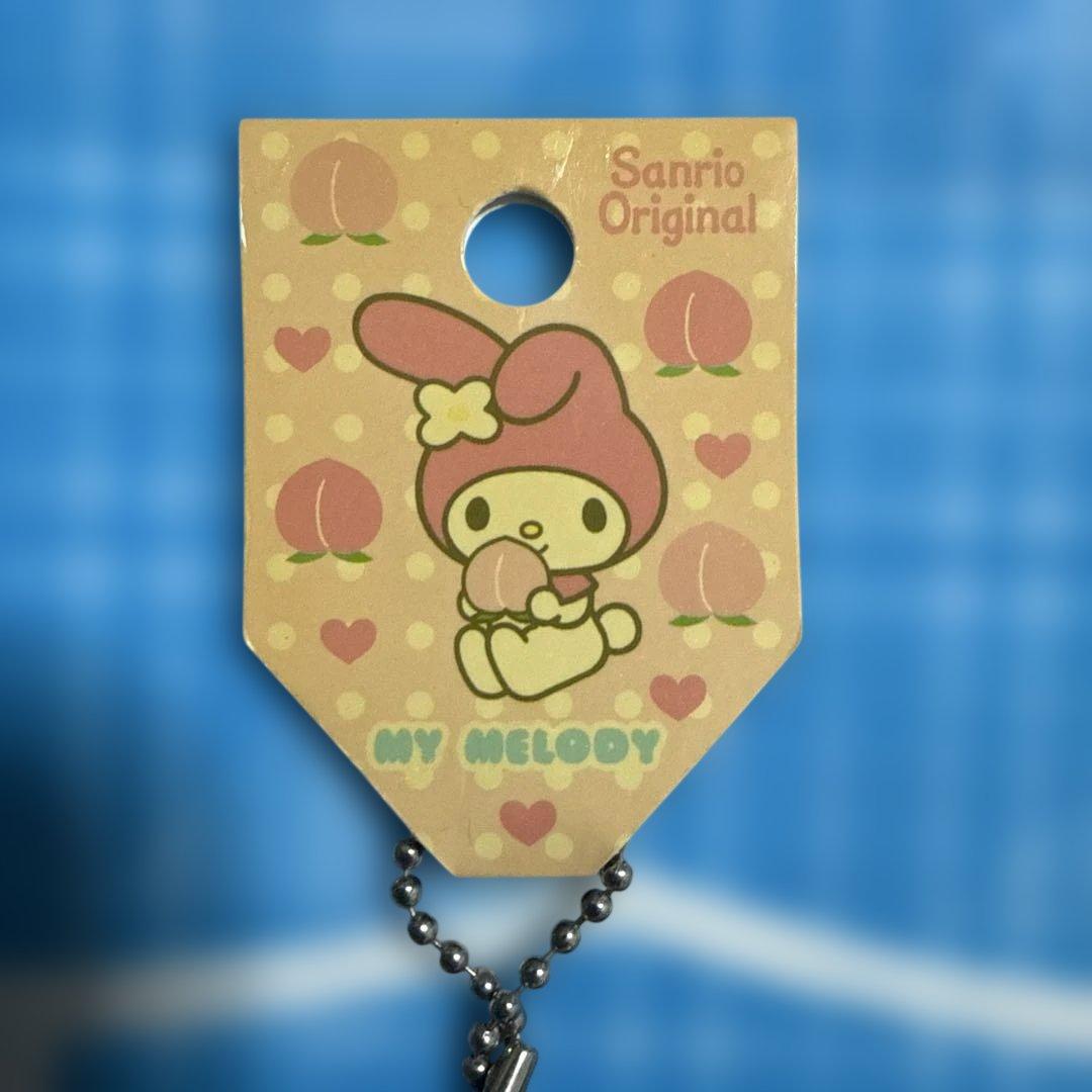 マイメロディ ピーチ型チャーム　平成レトロ