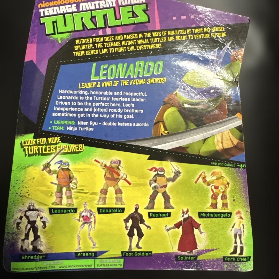 ニンジャタートルズ レオナルド フィギュア tmnt
