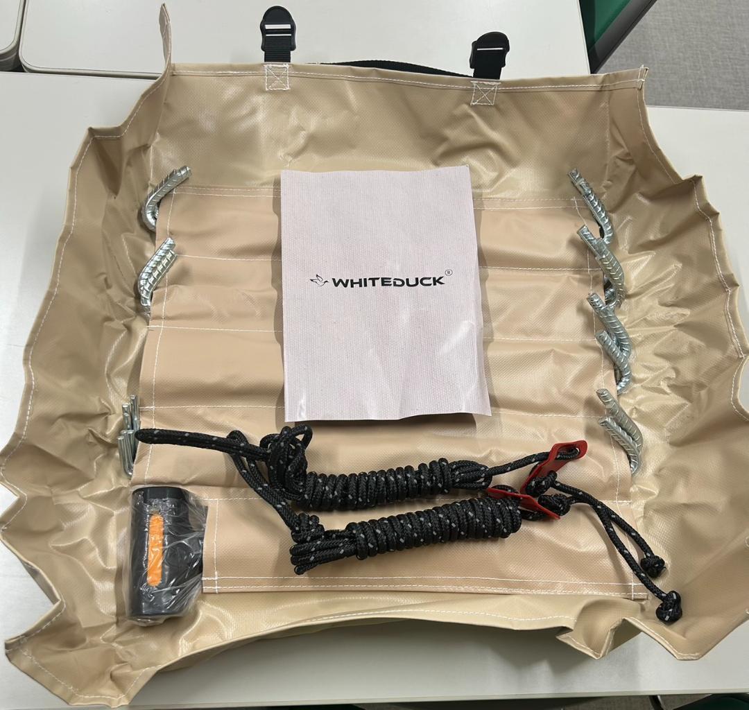 ホワイトダック　プロタ4　ブラウン／グランドシート　セット