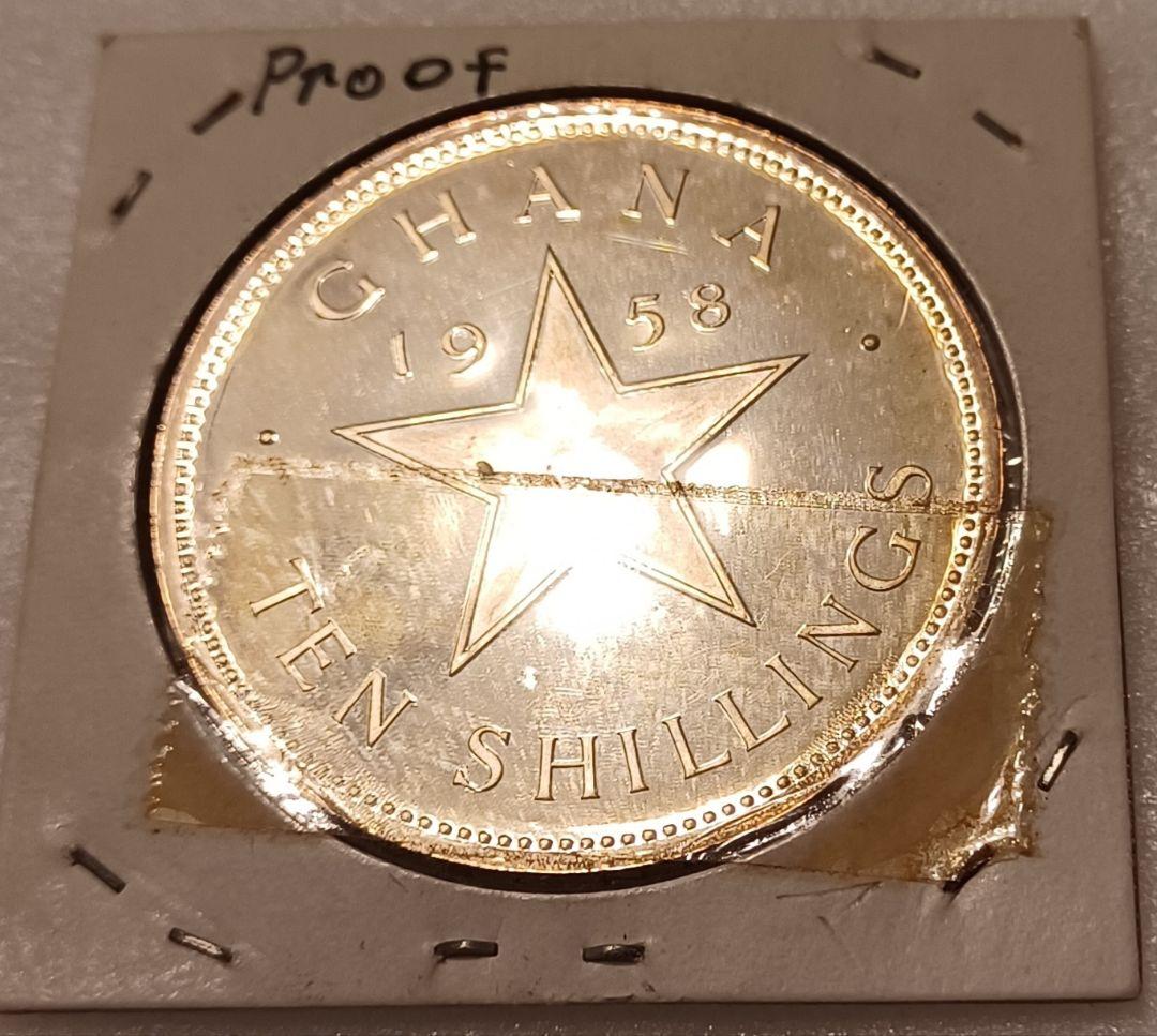 ガーナ独立記念銀貨 ガーナ初代大統領クワメ・エンクルマさん 銀品位(.925)