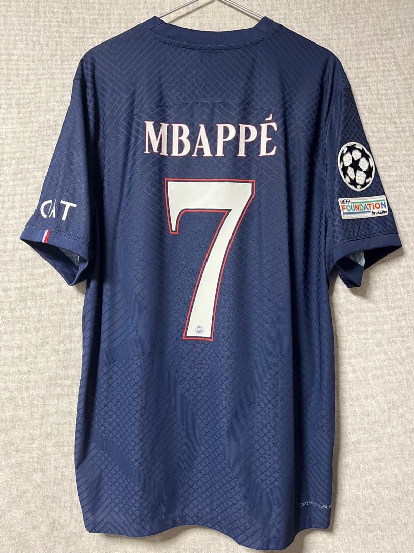 正規品 22-23 PSG ホーム オーセンティック ムバッペ CL仕様