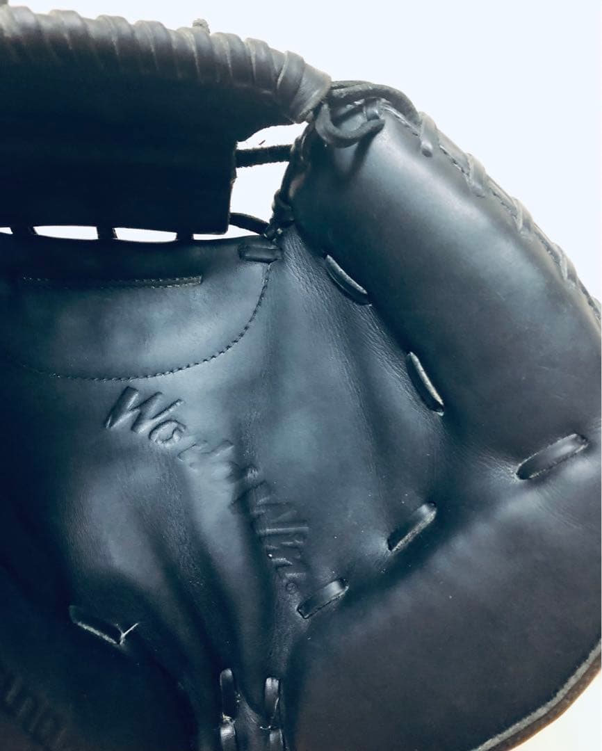 美品 本革 MIZUNO キャッチャーミット ミズノ 大人用 捕手 グラブ