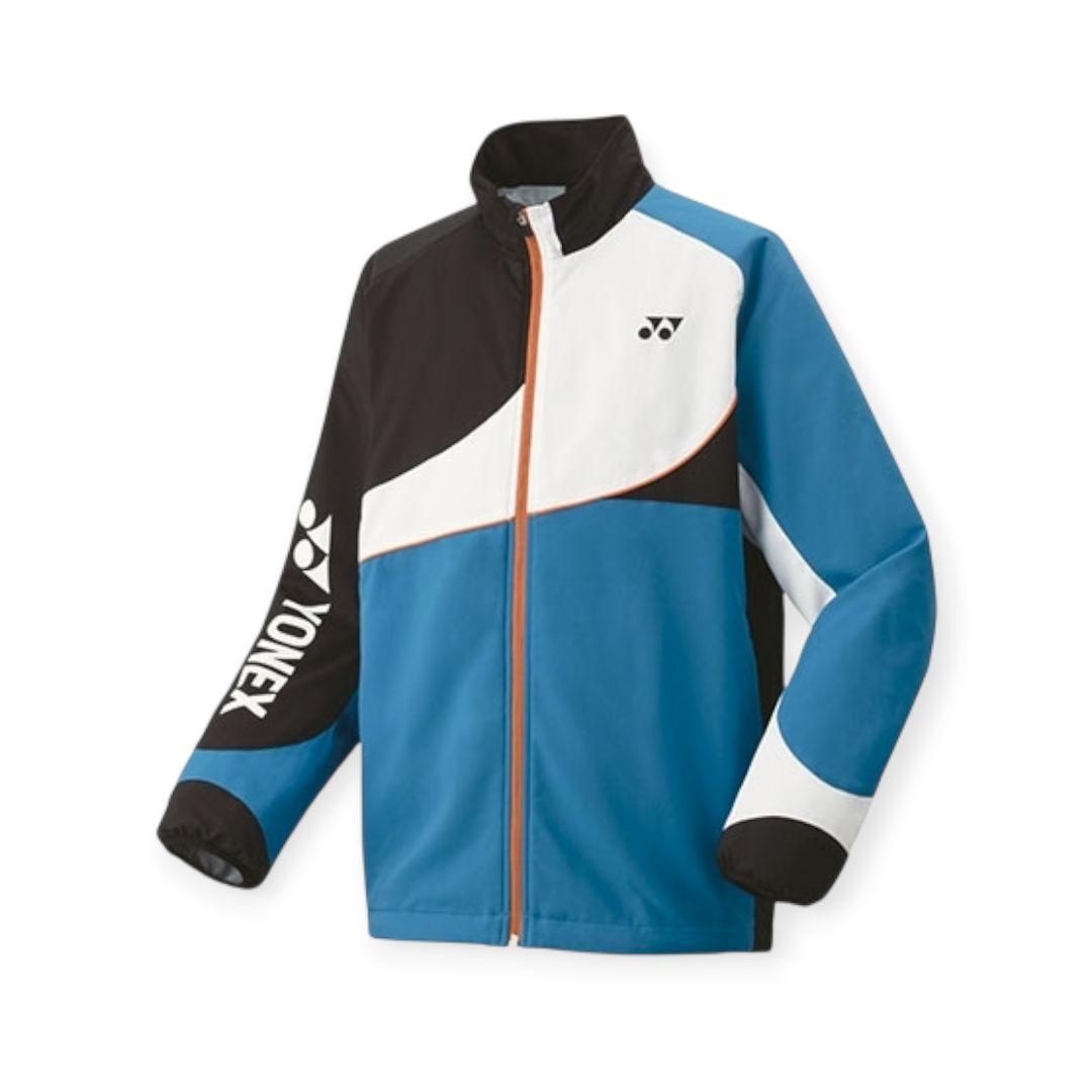 【新品】ヨネックス ユニ裏地付ウィンドウォーマーシャツ 青 Ｓサイズ