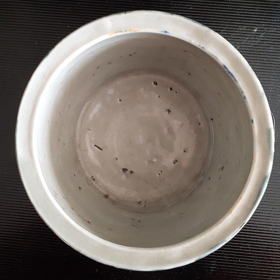 李朝　八卦紋染付け算き香枦