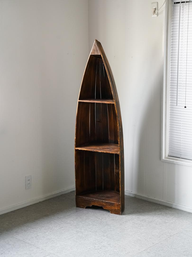 ヴィンテージ アジアン家具 ボートラック シェルフ/収納 古道具 モダン