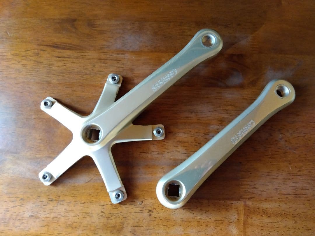 Sugino　スギノ　グランドマイティ　競輪　ピストクランク　167.5　njs
