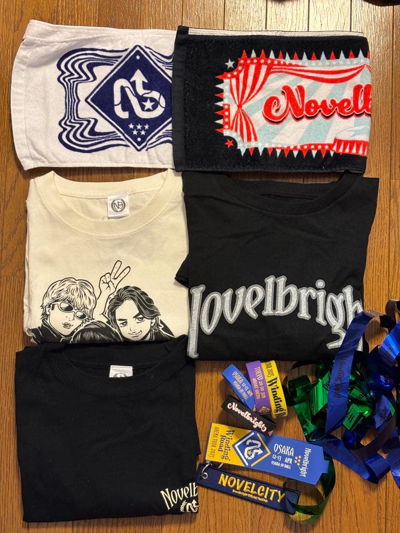 Novelbright Tシャツとグッズセット　バラ売り可
