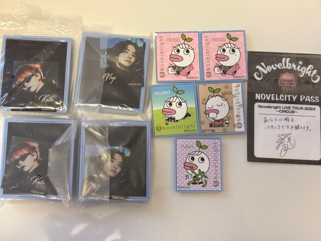 Novelbright Tシャツとグッズセット　バラ売り可