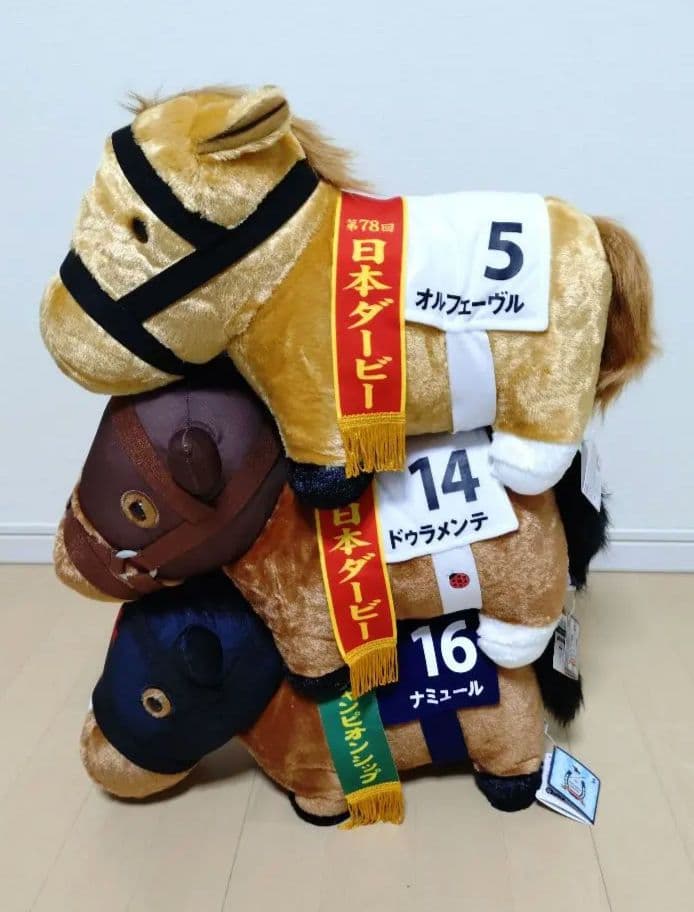 サラブレッドコレクションふわふわBIG G1ファンファーレぬいぐるみ　計8品