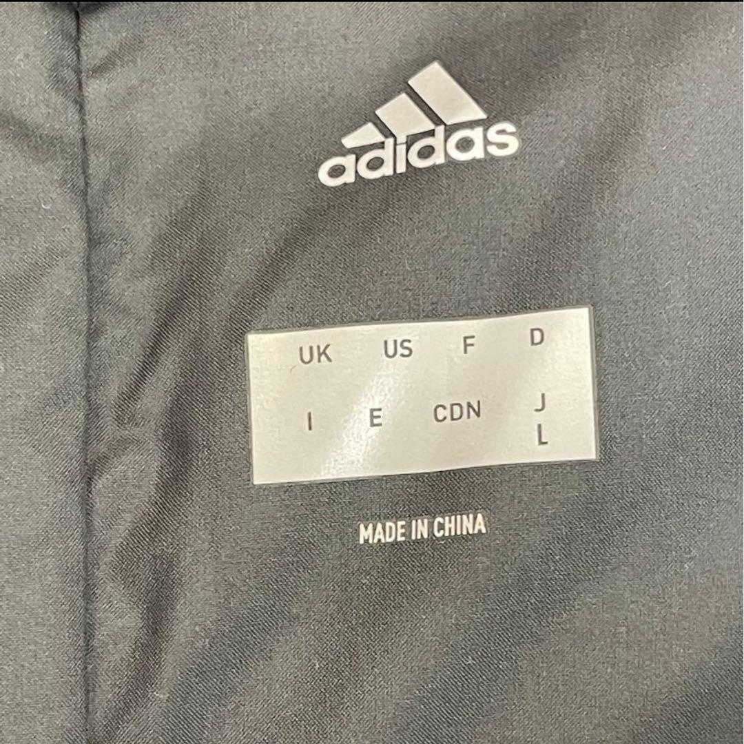 極美品　アディダス ロングダウンフェザーコート　ベンチコート　フィールドコート