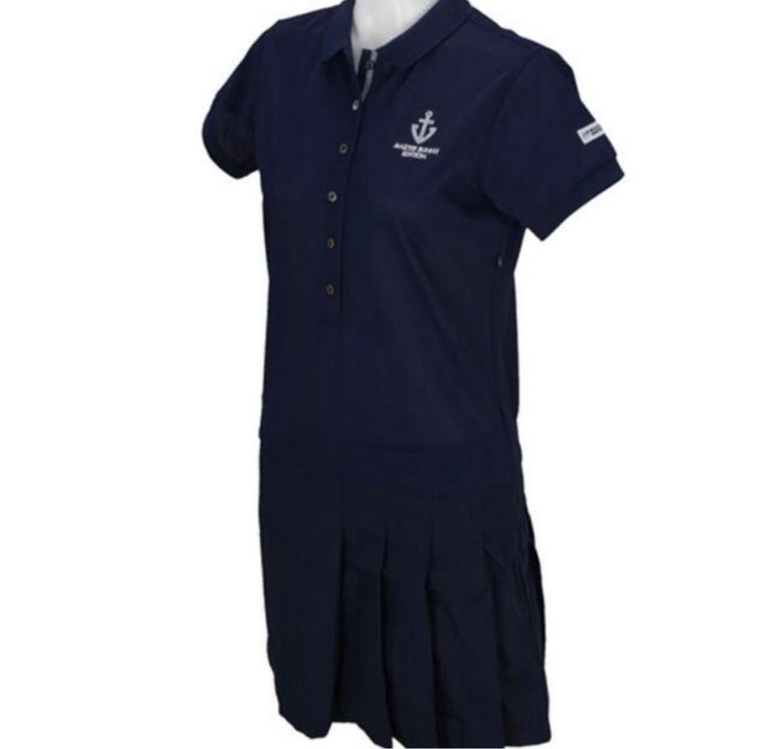 新品　タグ付き　マスターバニーエディション　ワンピース　プリーツ　ネイビー