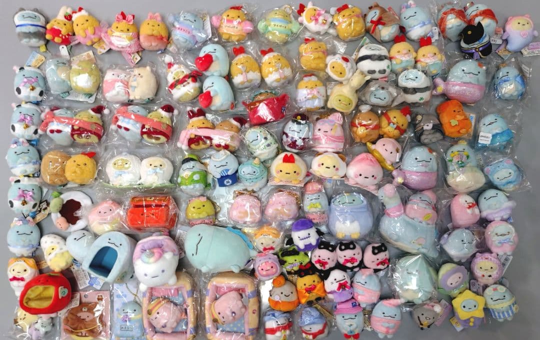 すみっコぐらし てのりぬいぐるみ とかげ えびふらいのしっぽ 他 未使用