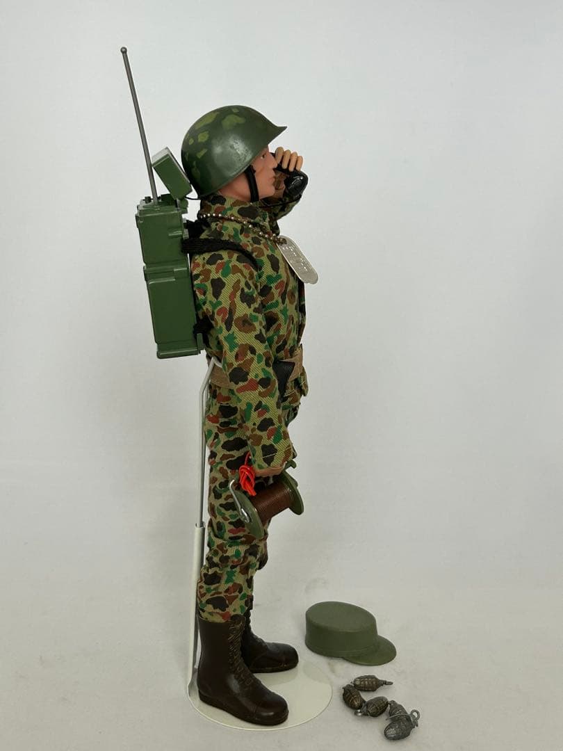 ビンテージGIジョー　1964 アクションマリーン通信兵セット②元箱付　ハスブロ