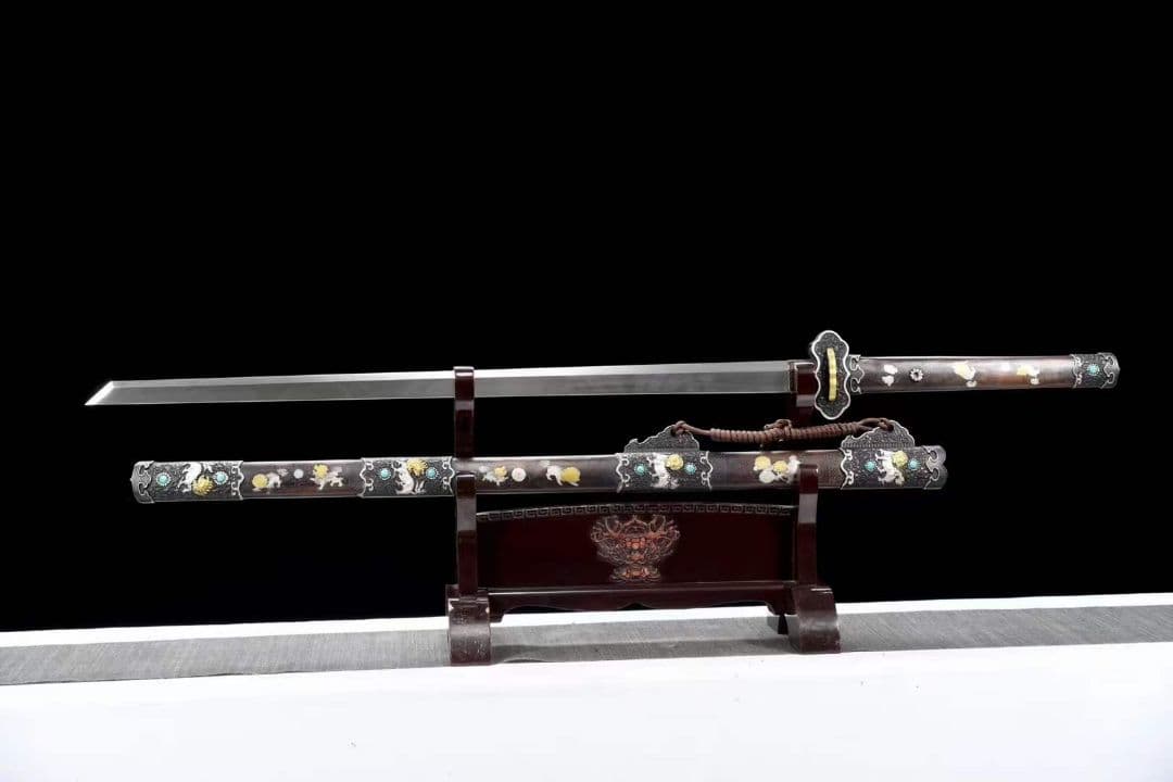 『吉祥如意』古兵器 武具　刀装具　日本刀　模造刀 居合刀 長尺