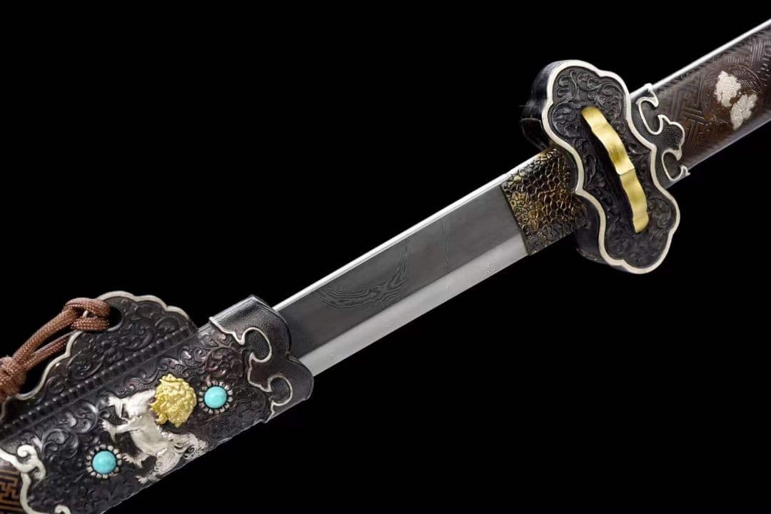 『吉祥如意』古兵器 武具　刀装具　日本刀　模造刀 居合刀 長尺