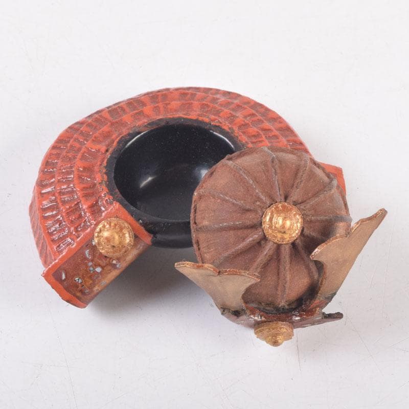 Thihany　茶道具　二代　中川正斉作　乾漆　兜香合　共箱　V　8374