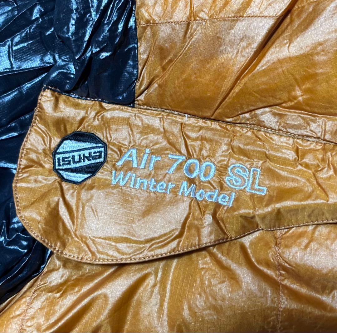 イスカ ISUKA Air 700 SL ダウン シュラフ 寝袋 冬用 エアー