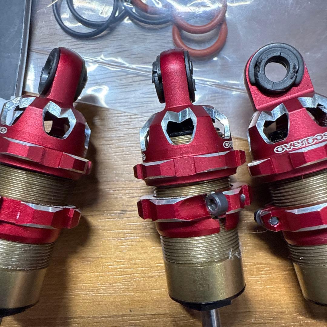 オーバードーズ overdosespec3レッドハイグレードショックOHパーツ付