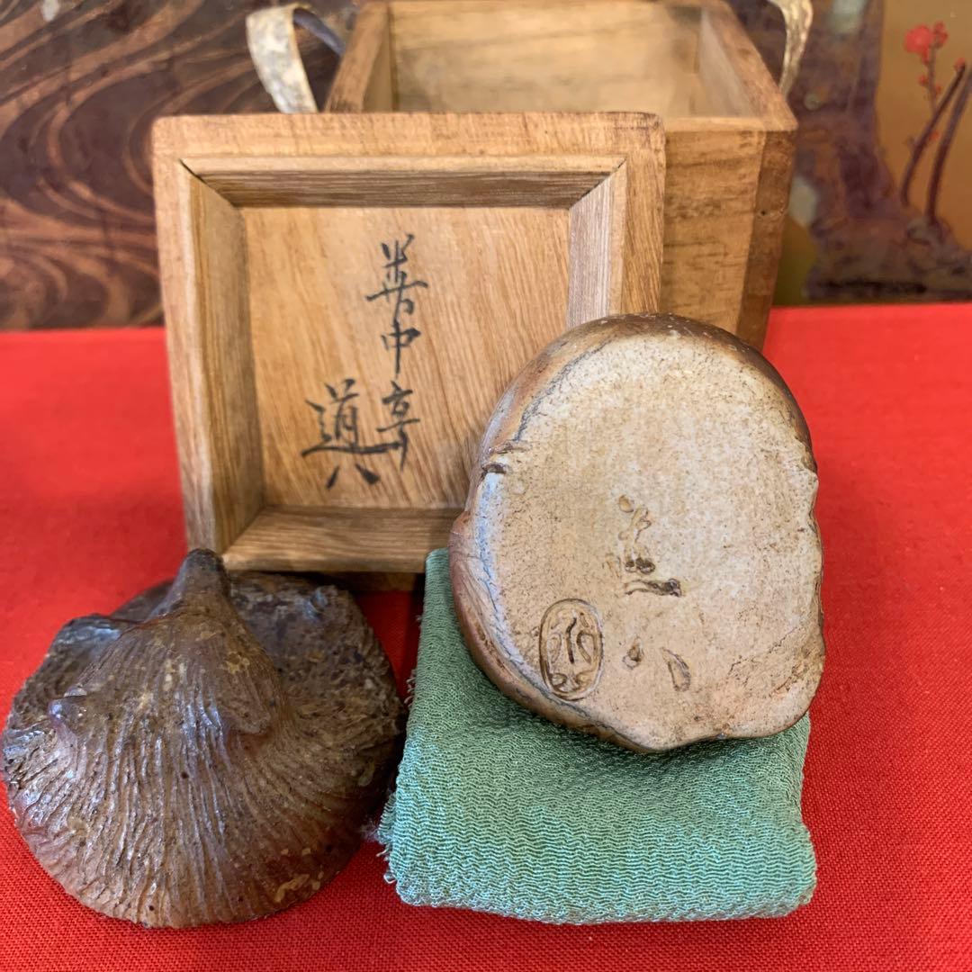 華中亭 道八 香盒　1客アンティーク　111