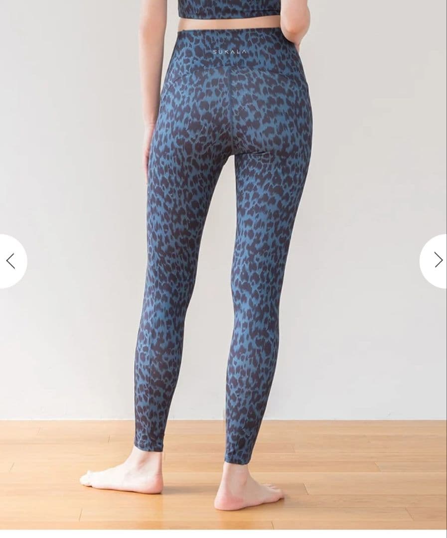SUKALA　レオパードプリントレギンス　S