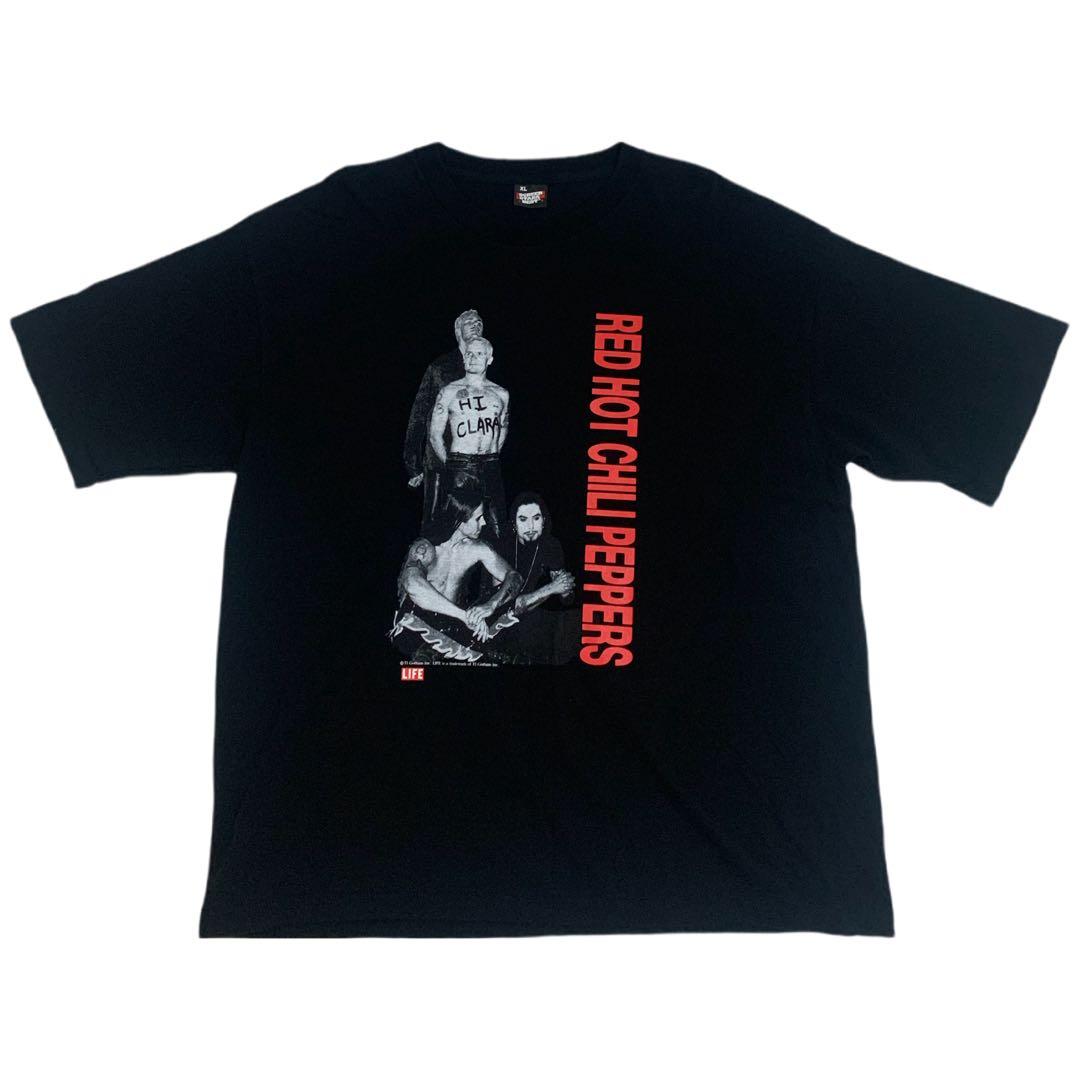 SCREEN STARS × LIFE レッドホットチリペッパーズ Tシャツ 黒