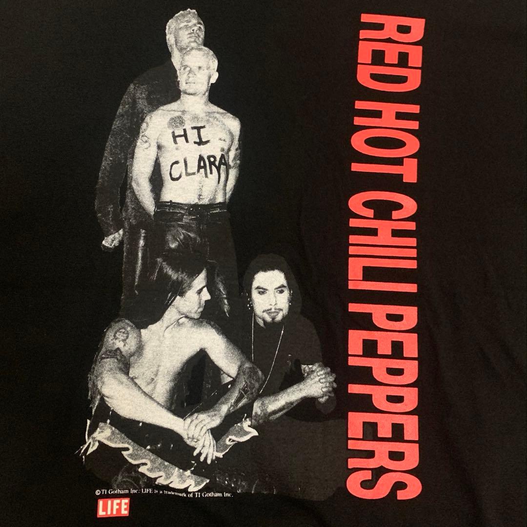 SCREEN STARS × LIFE レッドホットチリペッパーズ Tシャツ 黒