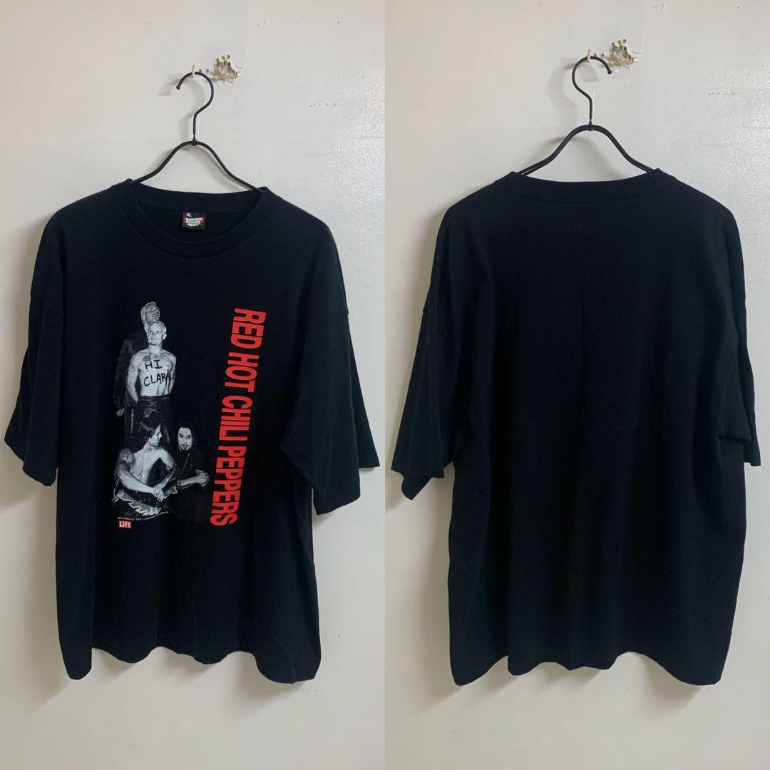SCREEN STARS × LIFE レッドホットチリペッパーズ Tシャツ 黒