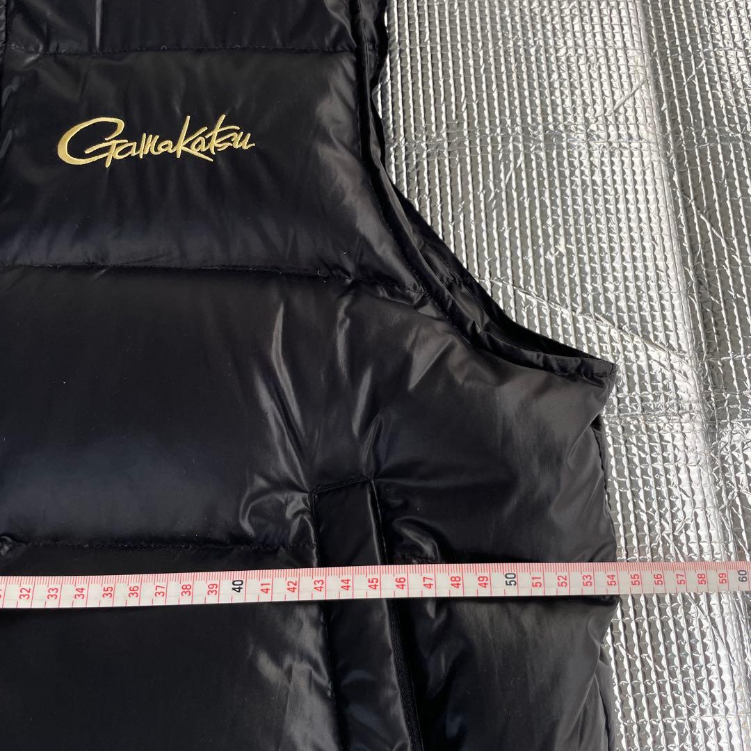 Gamakatsu がまかつ　ガマカツ ダウンベスト　サイズ LL 収納袋付き