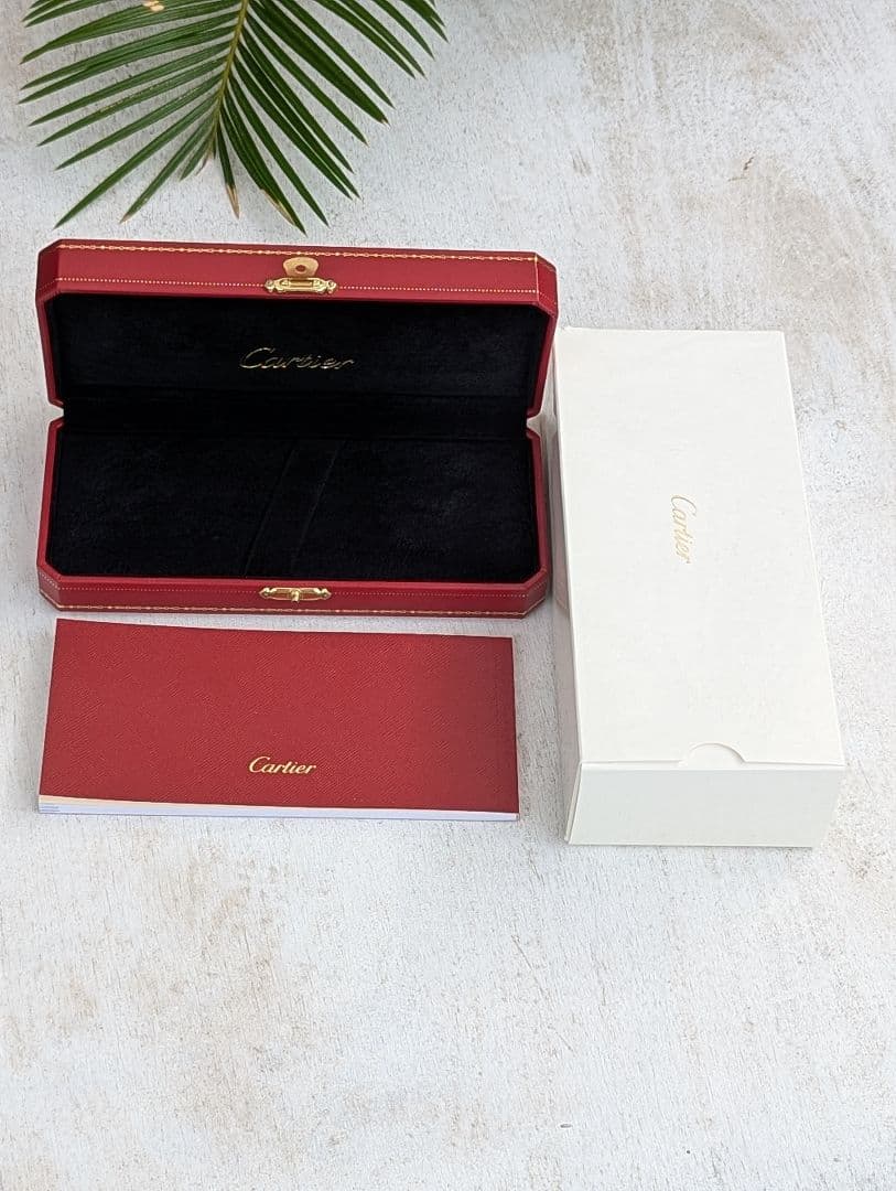 Cartier カルティエ ボールペン空箱セットホワイト 外箱・内箱・冊子付き