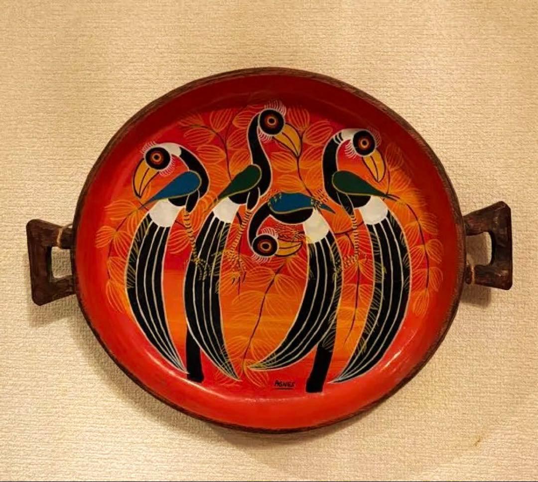 再度お値下げ　Agnes 銘　ティンガティンガ　アート　アフリカ