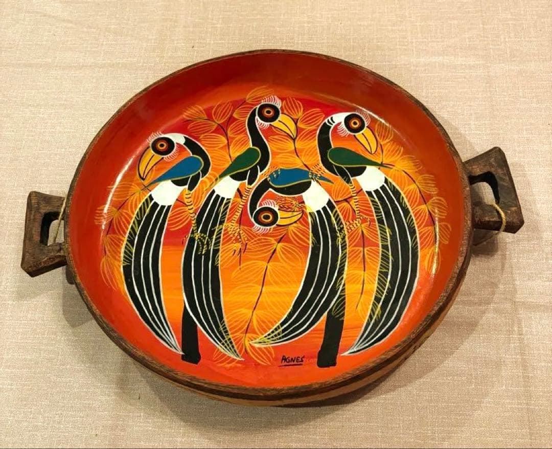 再度お値下げ　Agnes 銘　ティンガティンガ　アート　アフリカ