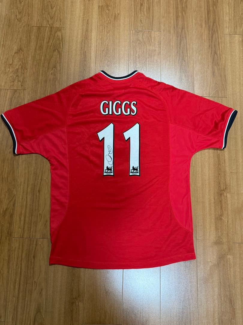 ライアン・ギグス 直筆サイン　マンチェスターU ユニフォーム　ユニフォーム