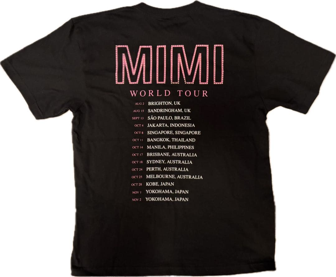 マライア・キャリー　MIMI WORLD TOUR Tシャツ XL
