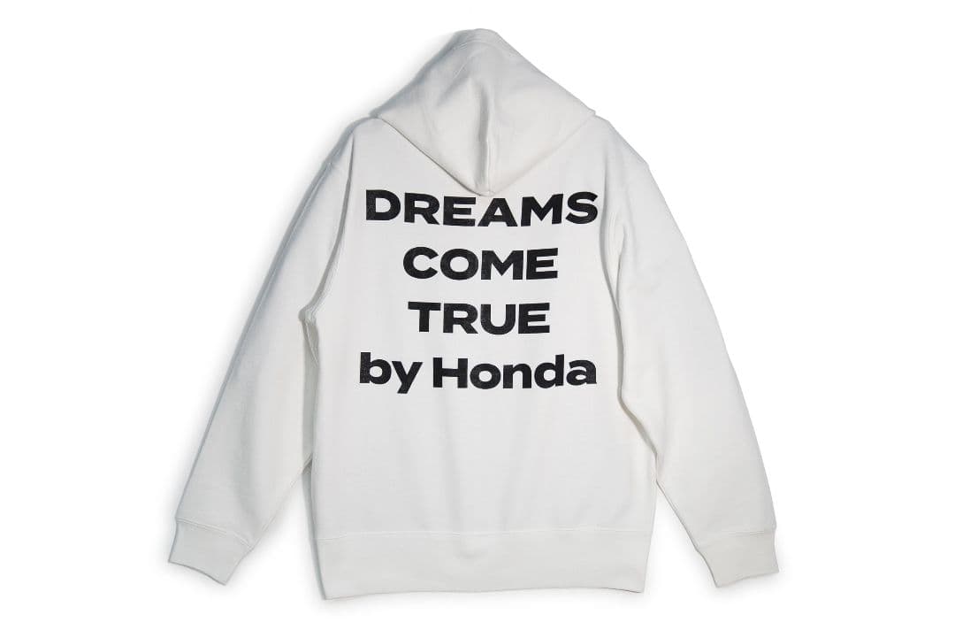 「DREAMSCOMETRUE　by Honda」 　ジップフーディー